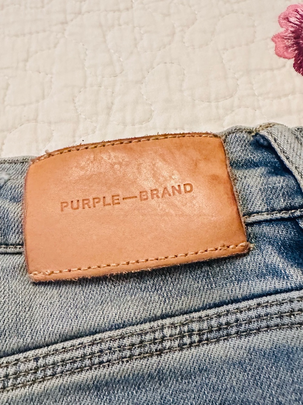 Purple Brand Men's Light Blue Denim Jeans